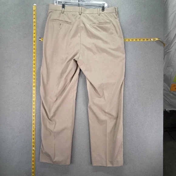 PING Pants Mens 36x30 Beige Golf Chino Polyester Performance Front Straight Leg - Picture 2 of 14